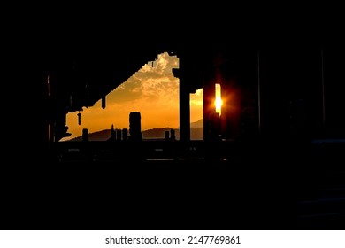 A Temple Of Confucious At Twilight By Sun Moon Lake