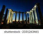 Temple of Diana, Roman temple of Evora, I BC, heritage of humanity, Evora, Alentejo, Portugal, Europe