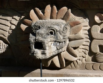 Temple of the Feathered Serpent in Teotihuacan, Mexico