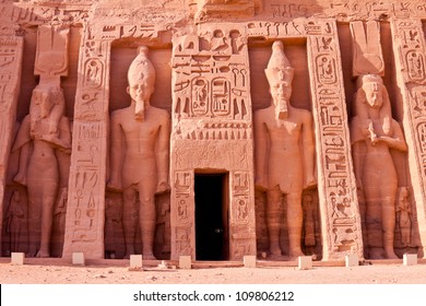 Temple Of Hathor At Abu Simbel, Egypt