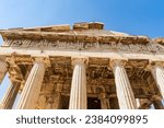 The Temple of Hephaestus (Hephaisteion, "Hephesteum" or "Hephaesteum") - ancient Greek temple on Agora of Athens with Doric colonnade