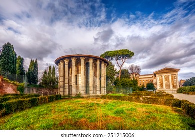 The Temple Of Hercules Victor, Rome