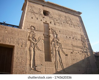 Temple of isis at Philae Egypt 