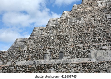 Temple Of Kukulkan, Pyramid In Chichen Itza, Yucatan, Mexico.
This Step Pyramid Is About 30 Metres High And Consists Of 9 Square Terraces, Each 2.57 Metres High, With A 6-metre Temple At The Summit.
