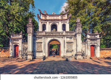 Temple of Literature in Hanoi, Vietnam - Powered by Shutterstock