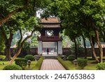 The Temple of Literature Van Mieu in Hanoi, Vietnam.