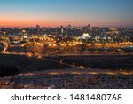 Temple mount in Jersalem by night