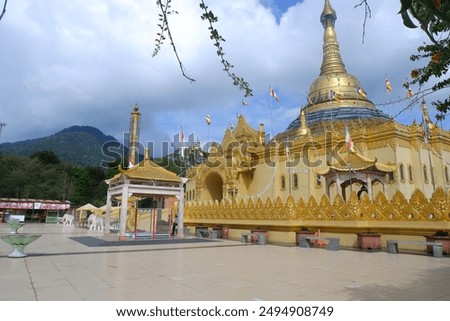the temple and the mountine