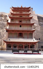 Temple Near Mogao Caves, China