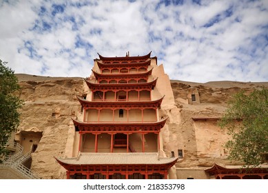 Temple Near Mogao Caves, China