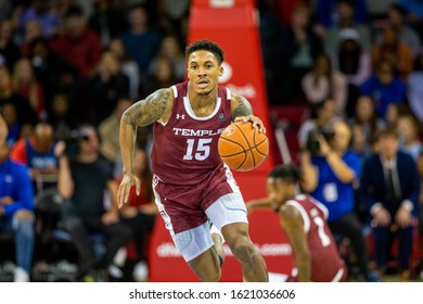 Temple Owls Guard Nate Pierre-Louis (15) During A  Between The Temple Owls And SMU Mustangs January 18, 2020, At Moody Coliseum, Dallas, Texas. SMU Defeated Temple 68-52.