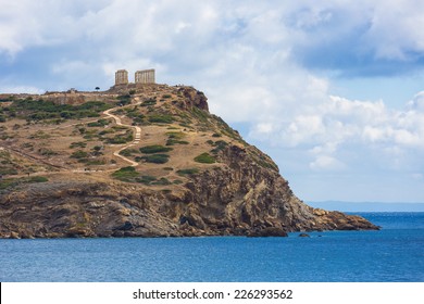 Temple Of Poseidon At Cape Sounion In Greece