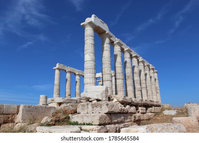 Temple Of Poseidon In Sounion, Greece