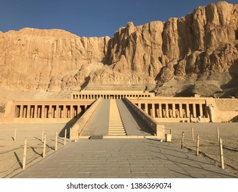 The Temple of Queen Hatshepsut at Deir el-Bahari, Egypt - Shutterstock ID 1386369074