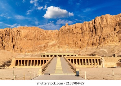 Temple of Queen Hatshepsut, Valley of the Kings, Egypt - Shutterstock ID 2153984429