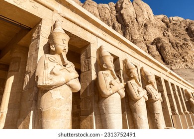 Temple of Queen Hatshepsut, Valley of the Kings, Egypt - Shutterstock ID 2313752491
