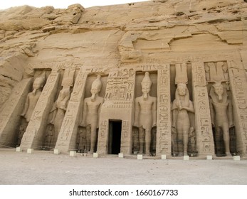 Temple Of Queen Nefertari, Abu Simbel, Egypt