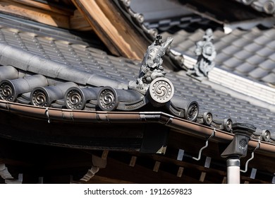 Temple Roof On Japanese Architecture