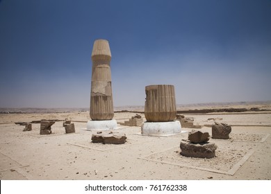 Temple Ruins At Amarna, Egypt.