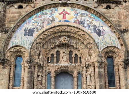 Temple Sacred Heart Jesus Tibidabo Barcelona Stock Photo Edit Now