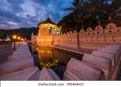 Temple Of The Sacred Tooth Relic At Kandy, Sri Lanka