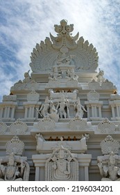 Temple, Texas, USA - JUNE, 2020: Hindu Temple Of Central Texas. A Place Where Devotion And Spirituality Come Together. The Biggest Ganesha Temple In The State Of Texas