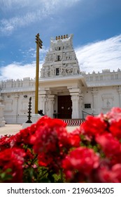 Temple, Texas, USA - JUNE, 2020: Hindu Temple Of Central Texas. A Place Where Devotion And Spirituality Come Together. The Biggest Ganesha Temple In The State Of Texas