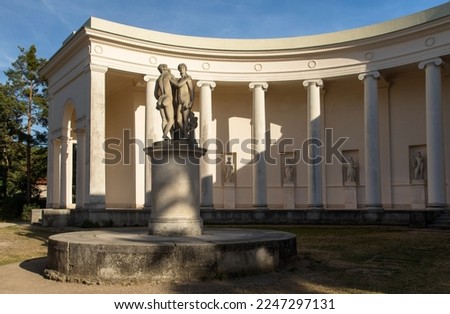 Temple of the Three Graces, the local name is Tri Gracie, Lednice and Valtice area, South Moravia, Czech Republic