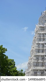 Temple Tower of Srinivasa Mangapuram, which houses Lord Sri Kalyana Venkateswara. As per the legend Lord Venkateswara stayed here before climbing up the sacred Tirumala Hills.