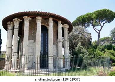 The Temple Of Vesta Virgins In Rome Italy