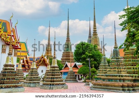 Temple of Wat Pho in Bangkok Thailand