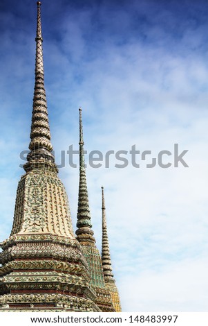 Temple of Wat Po in Bangkok Thailand
