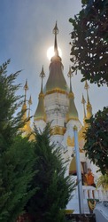 Temple Wat Tham Khuha Sawan Near Ubon Ratchathani Thailand 