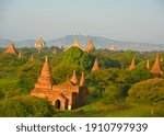 The temples of bagan, Mandalay, Myanmar.