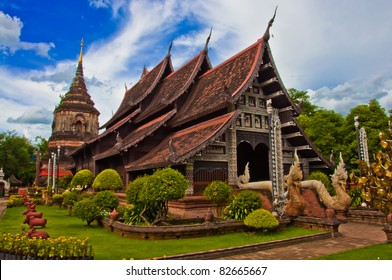 Temples In Chiang Mai, Thailand.