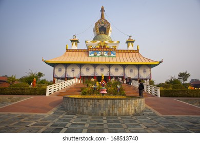 Temples In Lumbini, Nepal