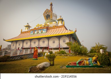 Temples In Lumbini, Nepal