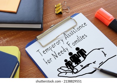 Temporary Assistance For Needy Families TANF Is Shown On A Photo Using The Text