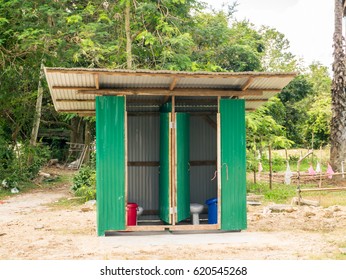 Temporary Toilet Rural Area Thailand Asia Stock Photo 620545268 ...