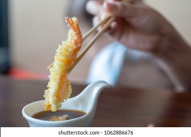 Tempura Prawn And Dipping Sauce Shoyu