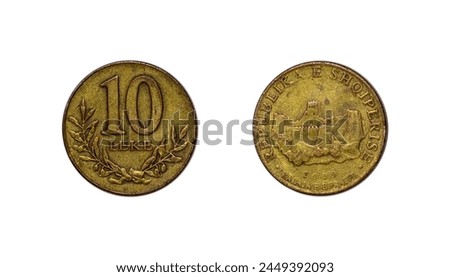 Ten Albanian leke coin of 2009
