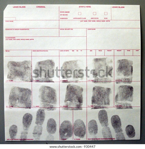 What is a Ten Print Card