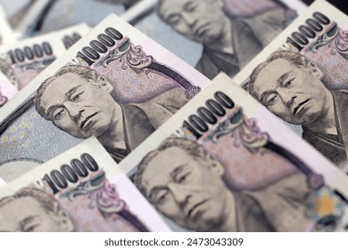 Ten Thousand Yen Bills, Japanese Yen Notes - Powered by Shutterstock