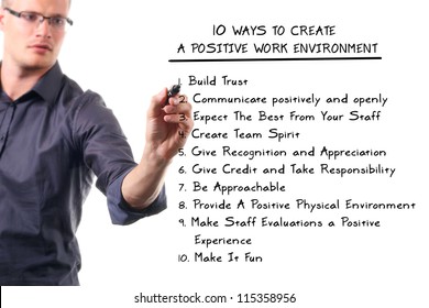 Ten Ways To Create A Positive Work Environment