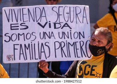 Tenant Rights Activists Hold A News Conference In Los Angeles, June 9, 2021, To Urge The City Council To Approve An Anti-harassment Ordinance With Amendments To Ensure Enforcement. 