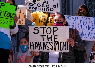 Tenant Rights Activists Hold A News Conference In Los Angeles, June 9, 2021, To Urge The City Council To Approve An Anti-harassment Ordinance With Amendments To Ensure Enforcement. 