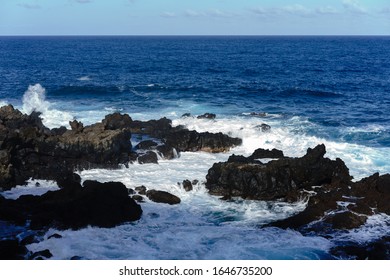 Piscinas Naturales El Caleton Garachico On The Northern Coast Of Tenerife Canary Islands Spain Europe Stock Photo Alamy