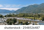 tenero ticino svizzera at the lake 