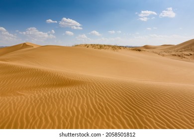 Tengger Desert In Zhongwei In Ningxia