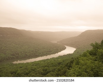 Tennessee River Gorge View From Above